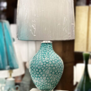 Fat Teal Lamps After